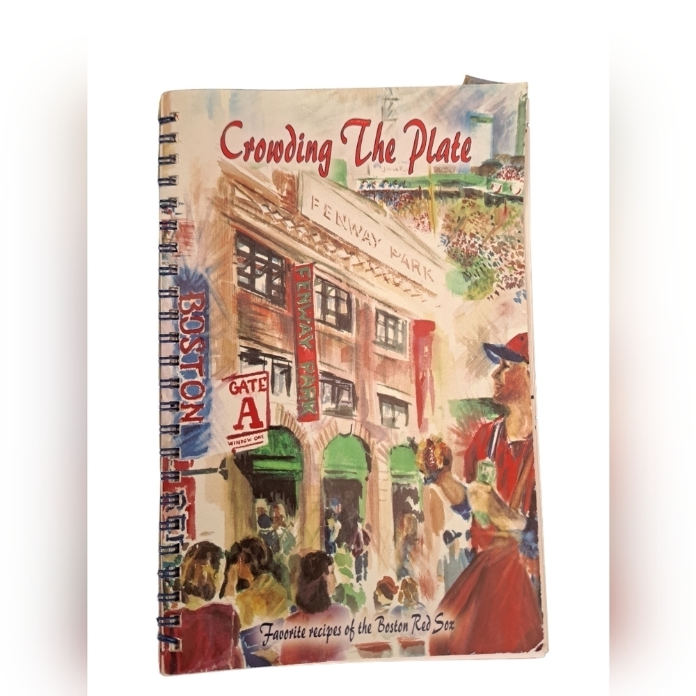 Crowding the Plate Favorite Recipes of the Boston Red Sox spiral cookbook 2001